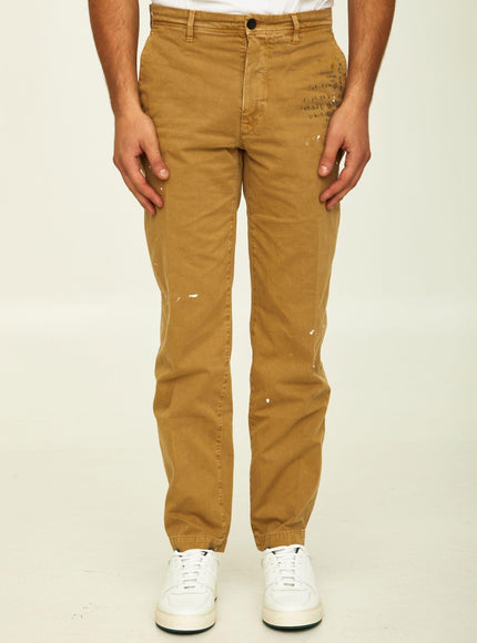 Incotex Red X Facetasm Camel Cotton Trousers - Ellie Belle