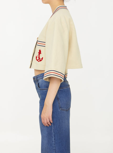 Gucci Cotton Linen Gauze Shirt