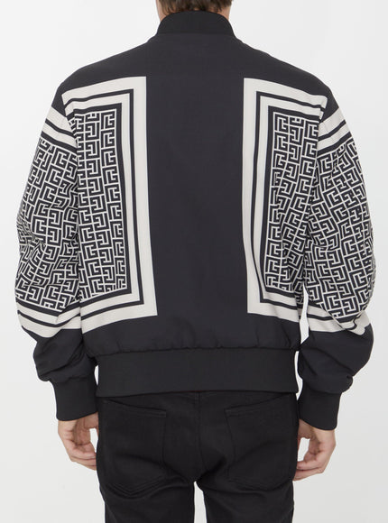 Balmain Reversible Monogram Bomber Jacket - Ellie Belle