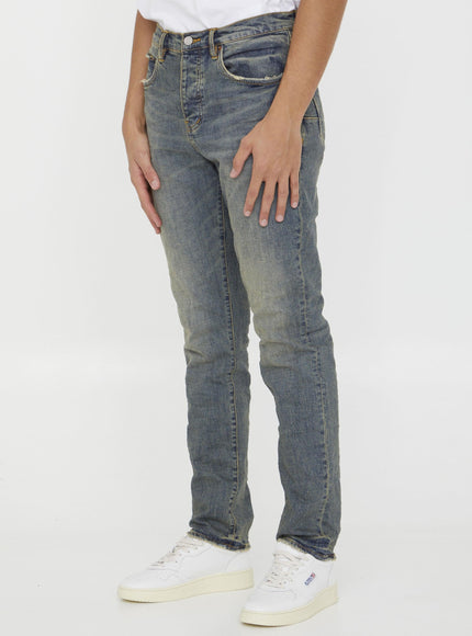 Purple Brand Slim Jeans In Light-blue Denim - Ellie Belle