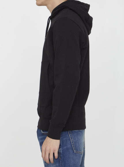 Cp Company Black Cotton Hoodie - Ellie Belle