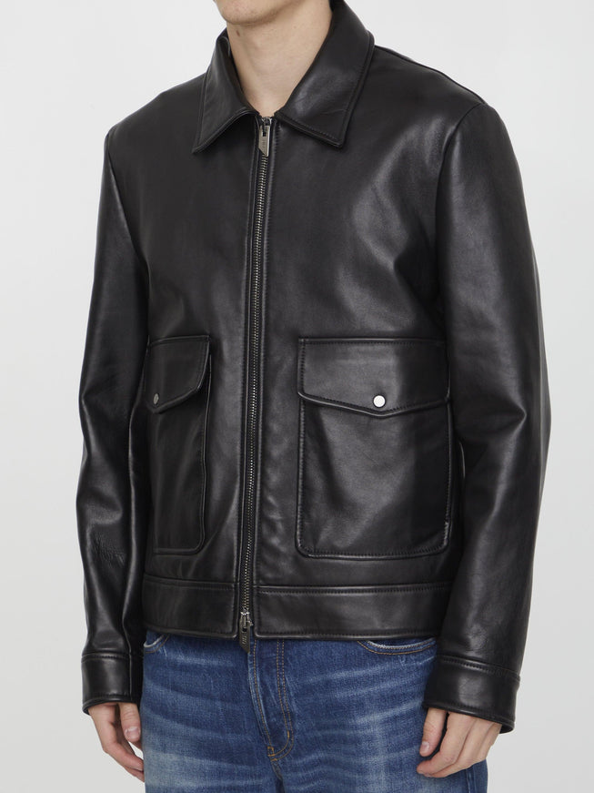 Salvatore Santoro Black Leather Jacket - Ellie Belle