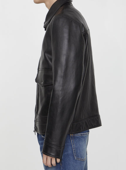 Salvatore Santoro Black Leather Jacket - Ellie Belle