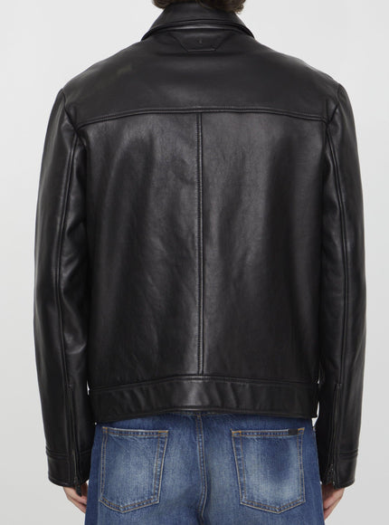 Salvatore Santoro Black Leather Jacket - Ellie Belle