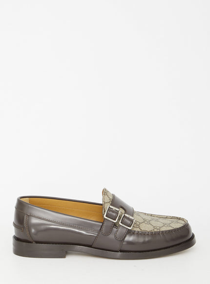 Gucci Buckle Loafers With GG