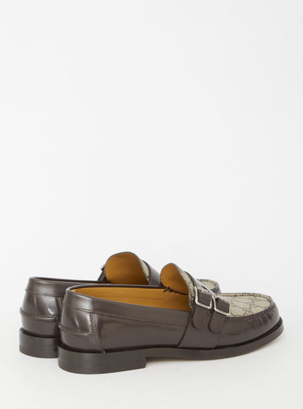 Gucci Buckle Loafers With GG