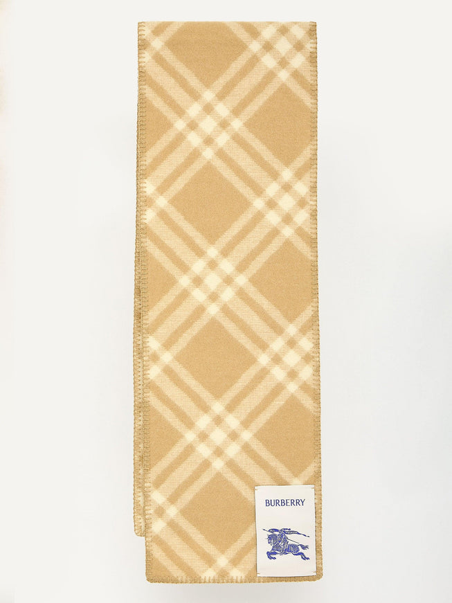 Burberry Check Wool Scarf - Ellie Belle