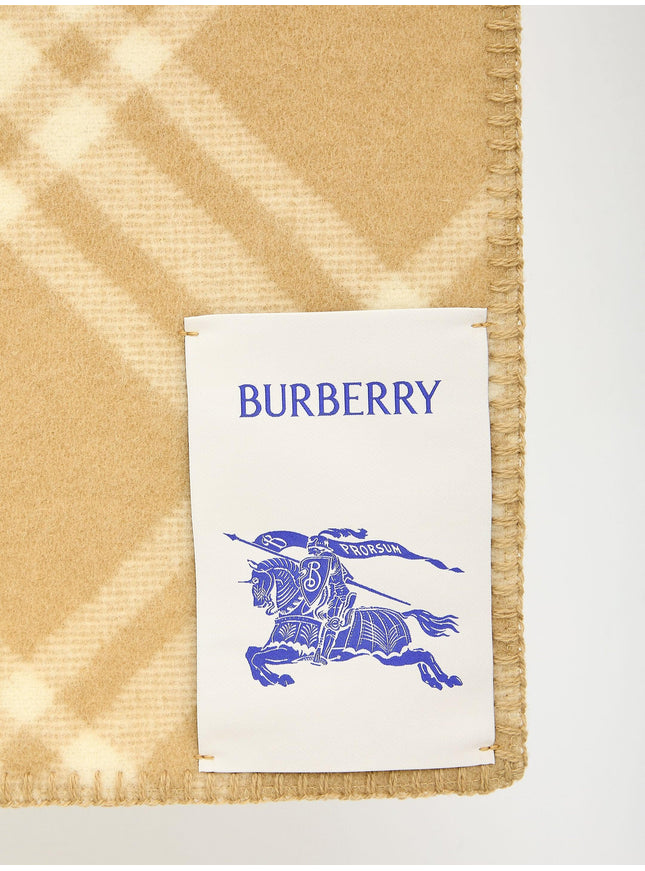 Burberry Check Wool Scarf - Ellie Belle