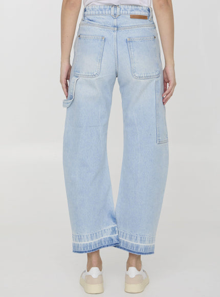 Stella Mccartney Banana Leg Utility Jeans - Ellie Belle