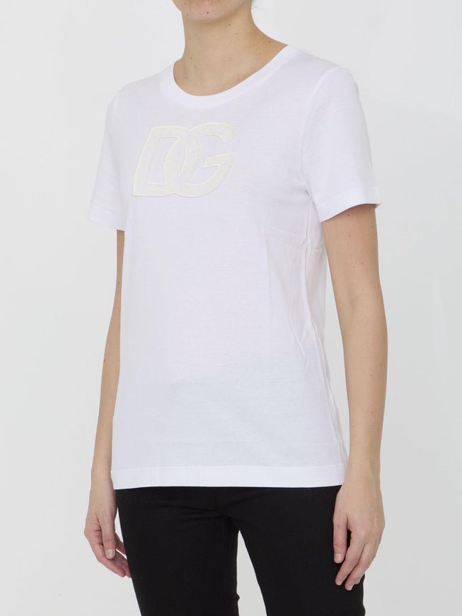 Dolce & Gabbana T-shirt With Dg Logo - Ellie Belle