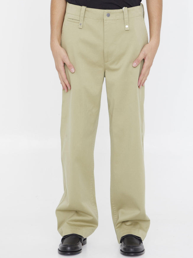 Burberry Baggy Pants In Cotton - Ellie Belle