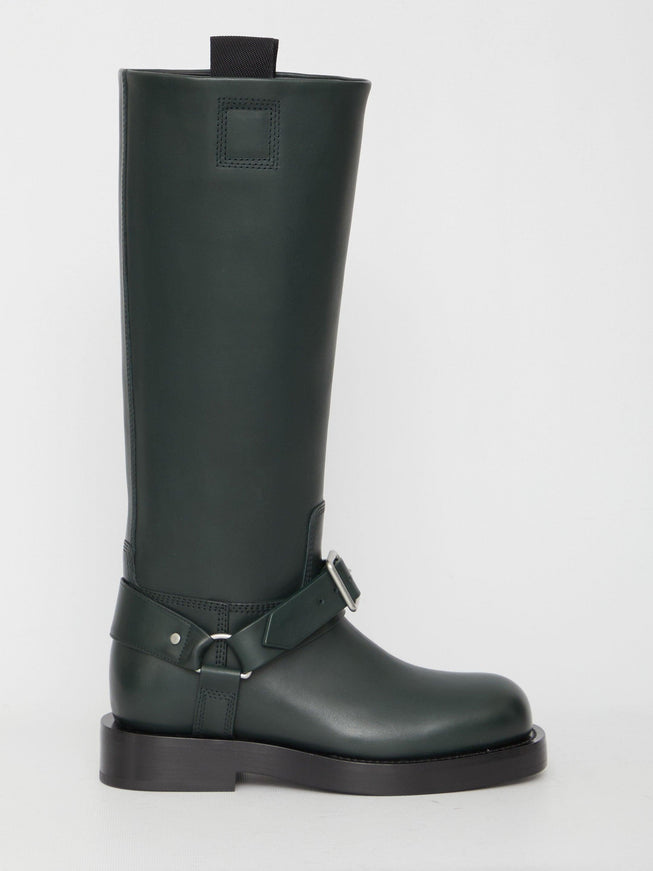 Burberry Saddle High Boots - Ellie Belle