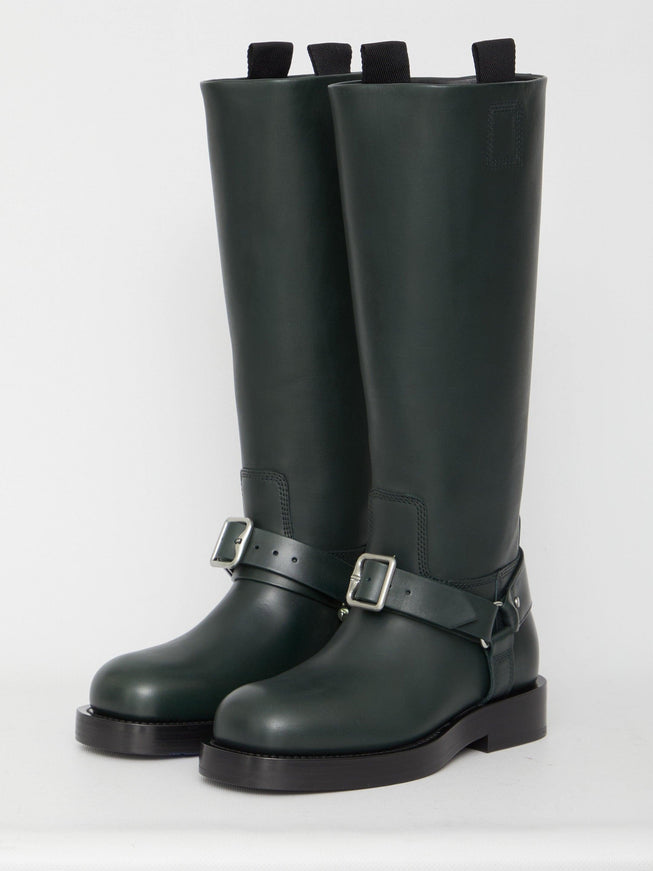 Burberry Saddle High Boots - Ellie Belle