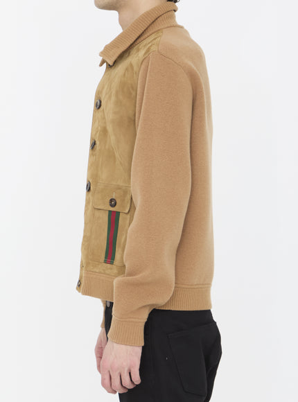 Gucci Suede Bomber Jacket