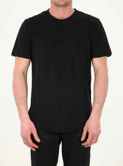 James Perse Black Cotton T-shirt - Ellie Belle