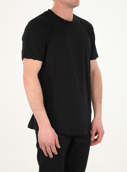 James Perse Black Cotton T-shirt - Ellie Belle