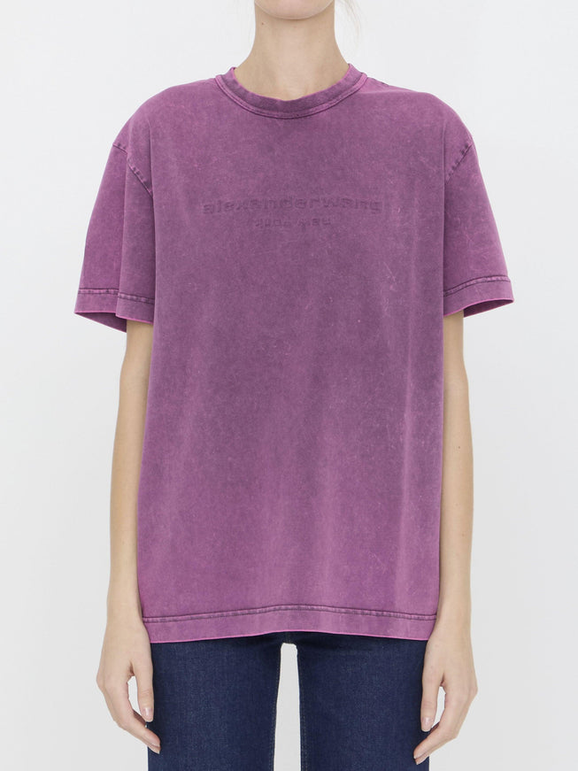 Alexander Wang Embossed Logo T-shirt - Ellie Belle