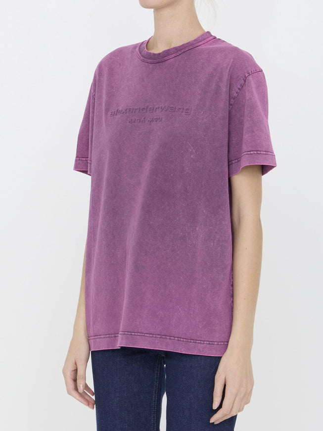 Alexander Wang Embossed Logo T-shirt - Ellie Belle