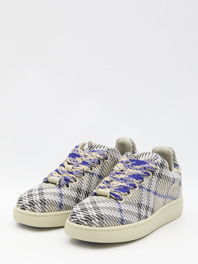 Burberry Check Knit Box Sneakers