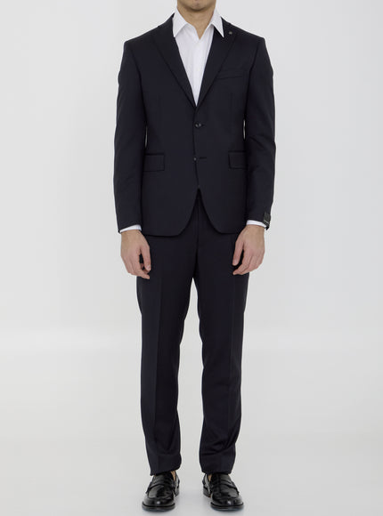 Tagliatore two-piece suit in virgin wool, front view