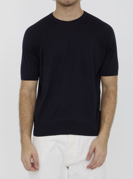 John Smedley Navy Kempton T-shirt