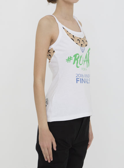 Marine Serre Regenerated Graphic Tank Top