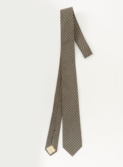 Gucci Silk Wool Jacquard Tie