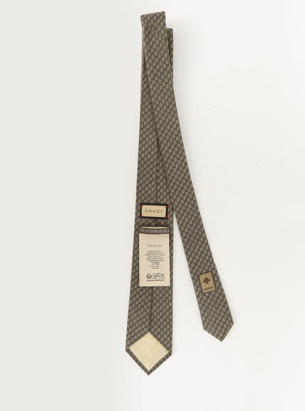 Gucci Silk Wool Jacquard Tie