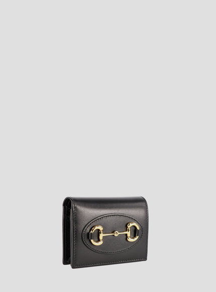 Gucci Horsebit 1955 Wallet In Black