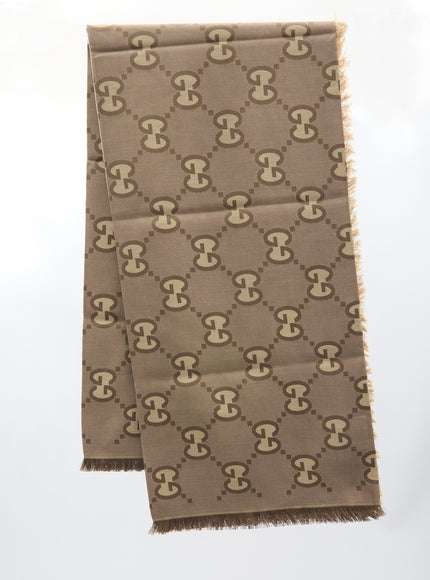 Gucci GG Scarf In Beige