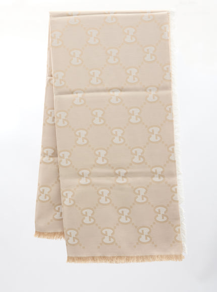 Gucci GG Scarf In Beige