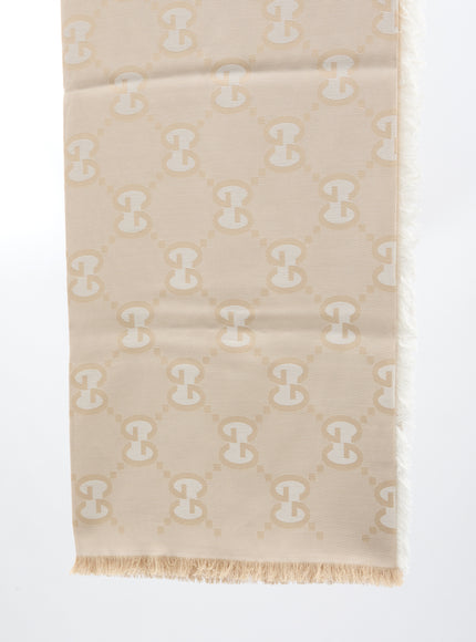 Gucci GG Scarf In Beige