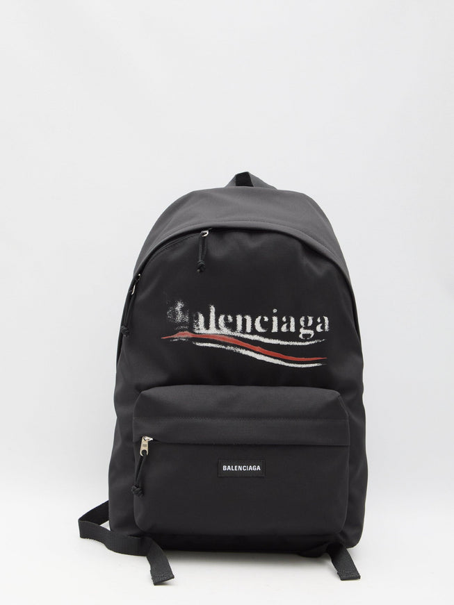 Balenciaga Explorer Backpack In Black - Ellie Belle