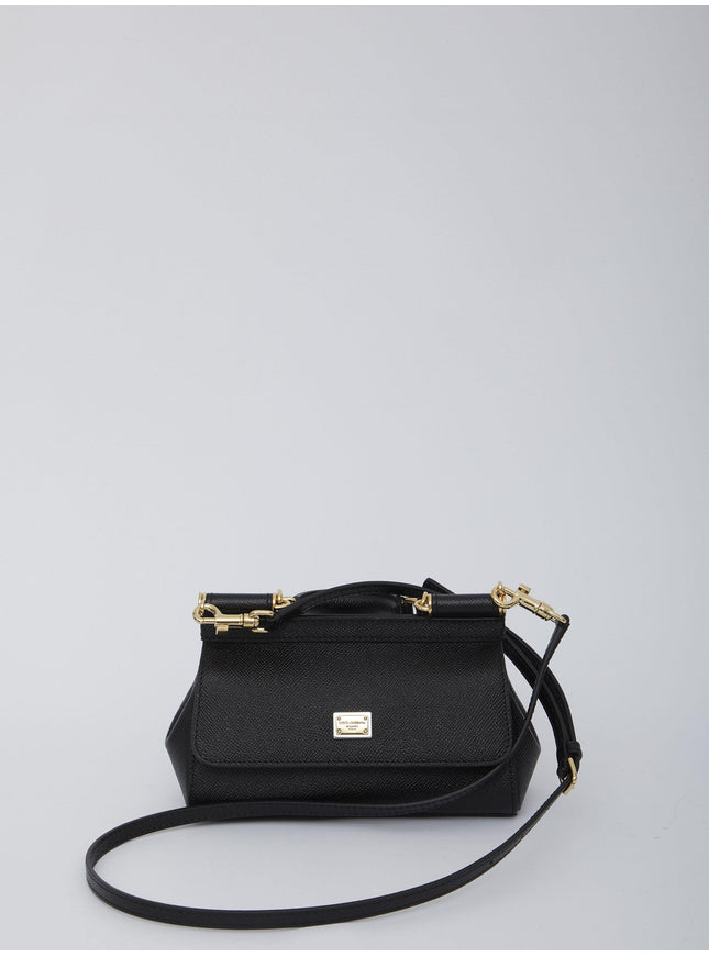 Dolce & Gabbana Small Sicily Bag In Black