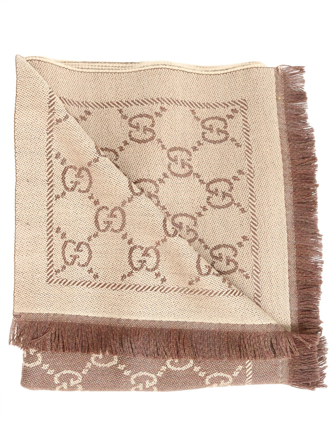 Gucci Scarf With GG Motif