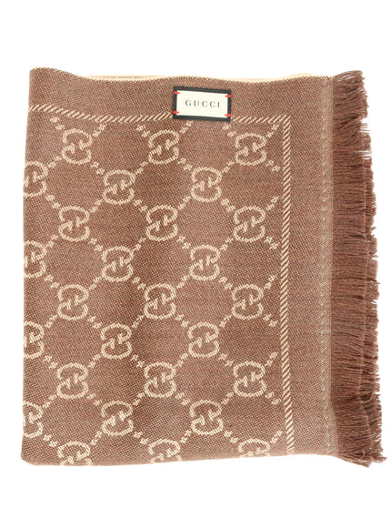 Gucci Scarf With GG Motif