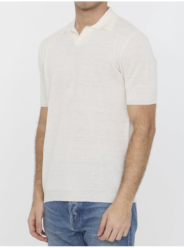 Roberto Collina Linen Polo Shirt