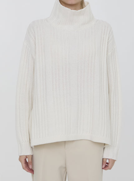 Max Mara Vitalba Sweater front view in wool and cashmere