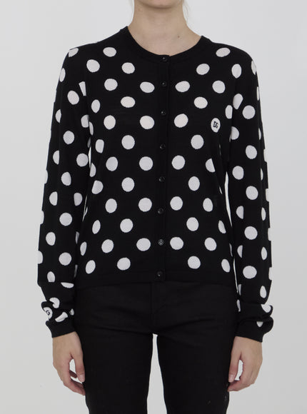 Dolce & Gabbana Cardigan With Polka-dot Motif