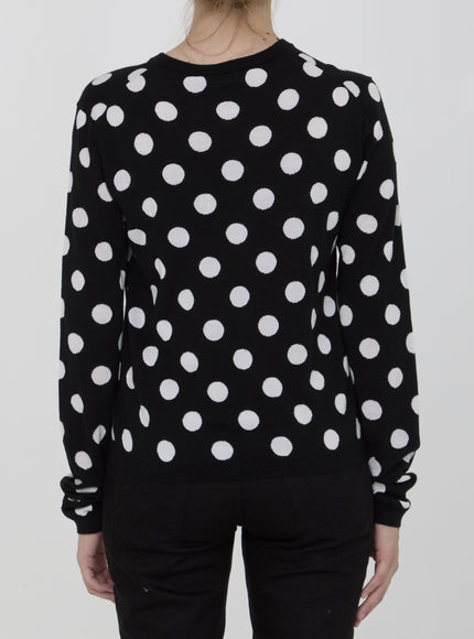 Dolce & Gabbana Cardigan With Polka-dot Motif