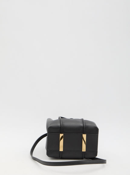 Tod's T Timeless Micro Shopping Bag In Black Leather