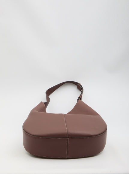 Tod's Di Leather Hobo Bag in Bordeaux