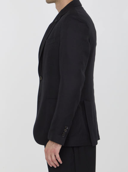 Lardini cashmere blend jacket side profile