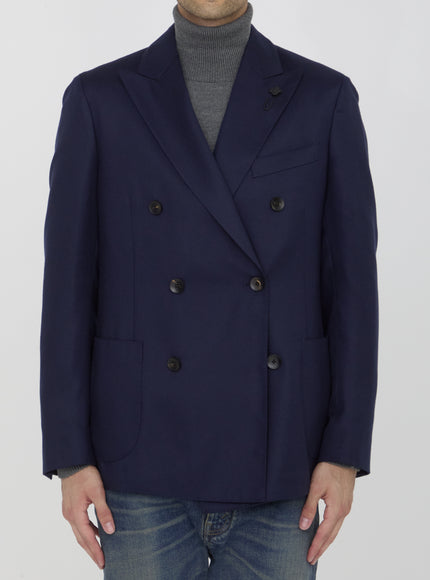 Lardini Cashmere Blend Jacket front view