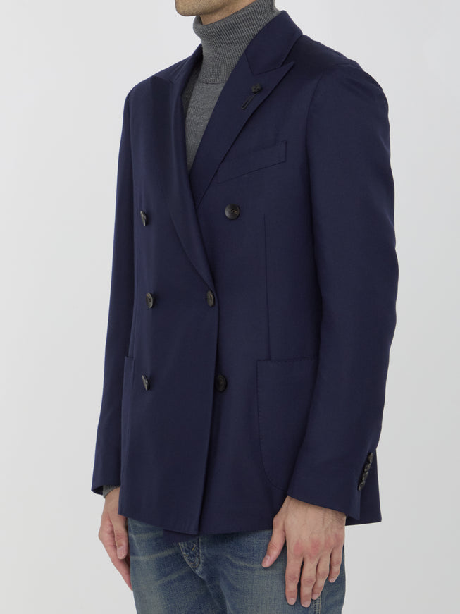 Lardini Cashmere Blend Jacket side angle