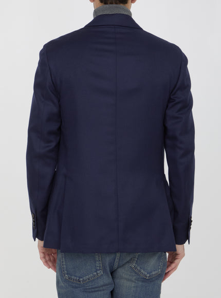 Lardini Cashmere Blend Jacket back view