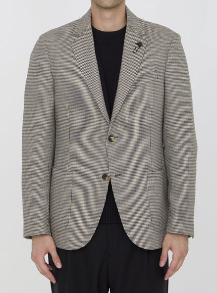 Lardini Houndstooth Jacket in