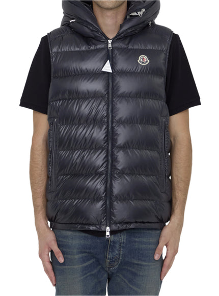 Moncler Barant Hooded Down Vest