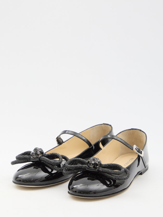 Mach & Mach Double Bow Ballerinas