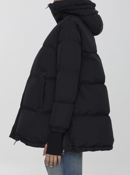 Herno Laminar Down Jacket side profile, oversized fit